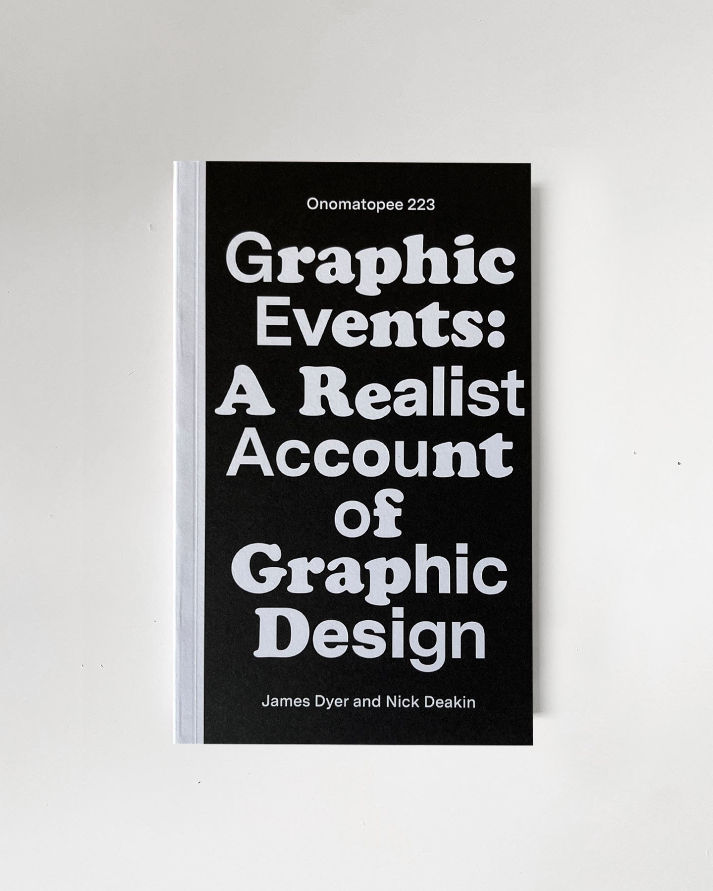 Graphic Events, A Realist Account of Graphic Design Cover